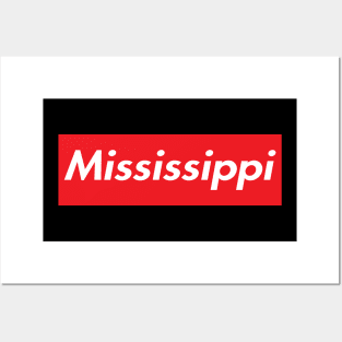 MISSISSIPPI SUPER USA LOGO Posters and Art